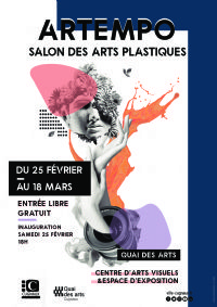 ARTEMPO 2023 – Le salon des arts plastiques. Du 25 février au 18 mars 2023 à cugnaux. Haute-Garonne.  18H00